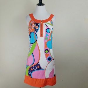 VINTAGE!  XOXO Sleeveless Colorful Dress ❤